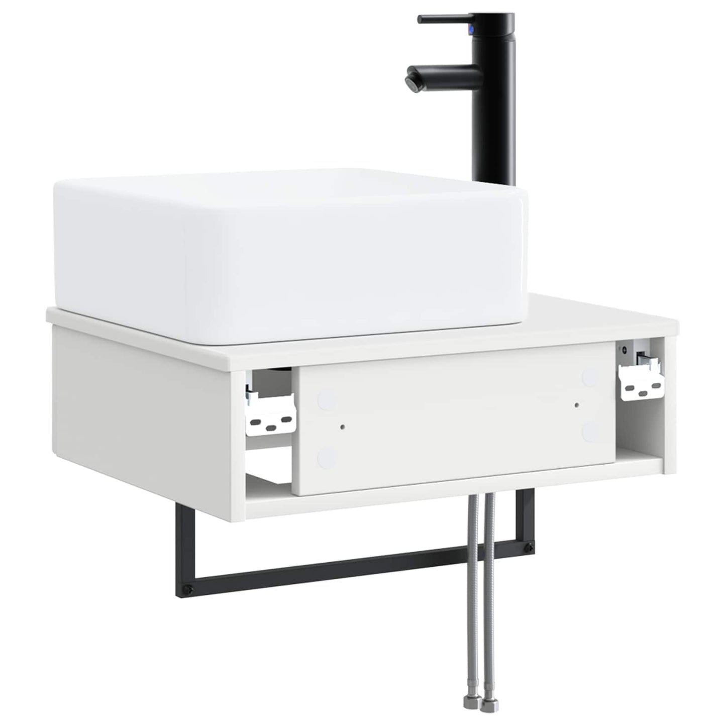 Lavabo da Parete Bianco 50 x 41 x 39 cm Legno ingegnerizzato | homemem39