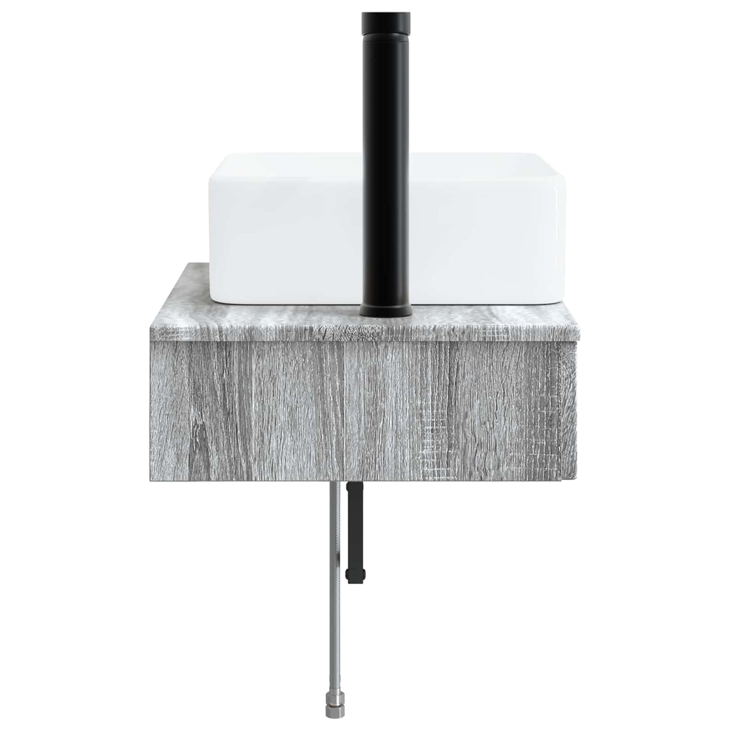 Lavabo da Parete Sonoma grigio 50 x 41 x 39 cm | homemem39