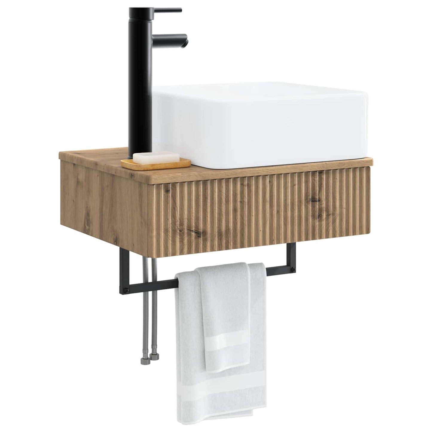 Lavabo da Parete Rovere Artigianale 50 x 41 x 39 cm | homemem39