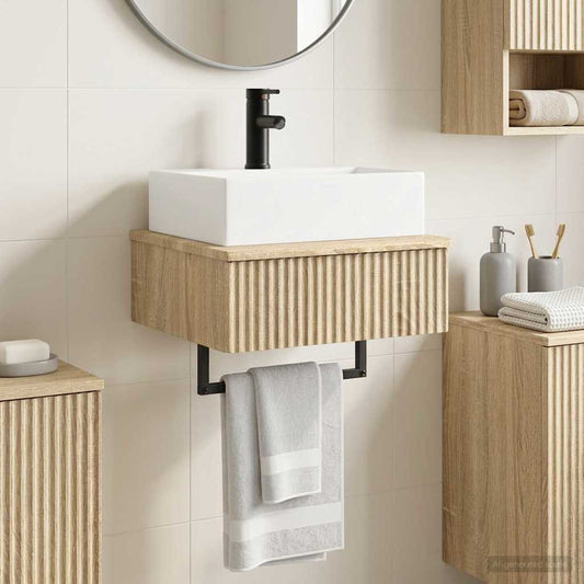 Lavabo da Parete Rovere Sonoma 40 x 41 x 39 cm - homemem39