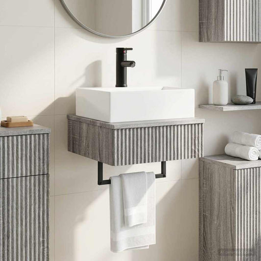 Lavabo da Parete Sonoma grigio 40 x 41 x 39 cm - homemem39