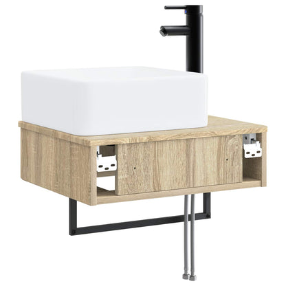 Lavabo da Parete Rovere Sonoma 53 x 35 x 39 cm | homemem39