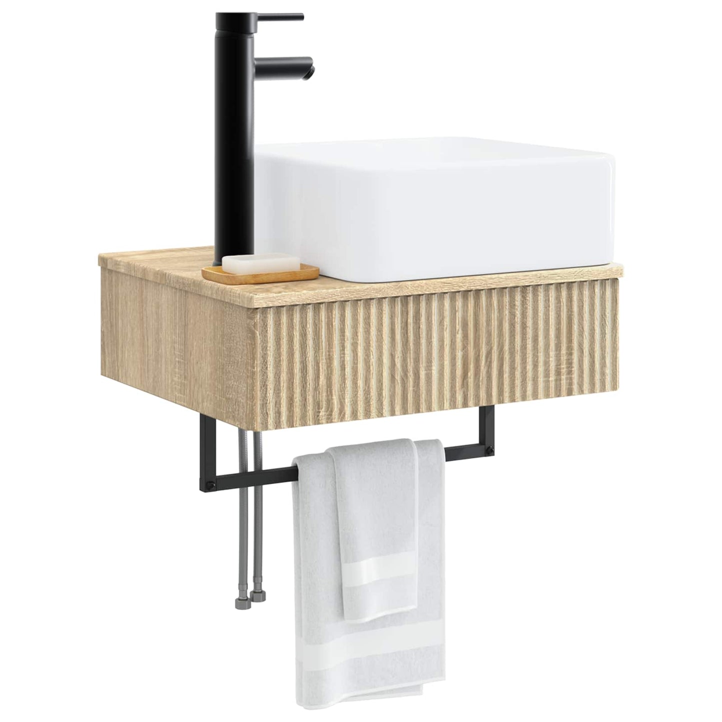 Lavabo da Parete Rovere Sonoma 53 x 35 x 39 cm | homemem39