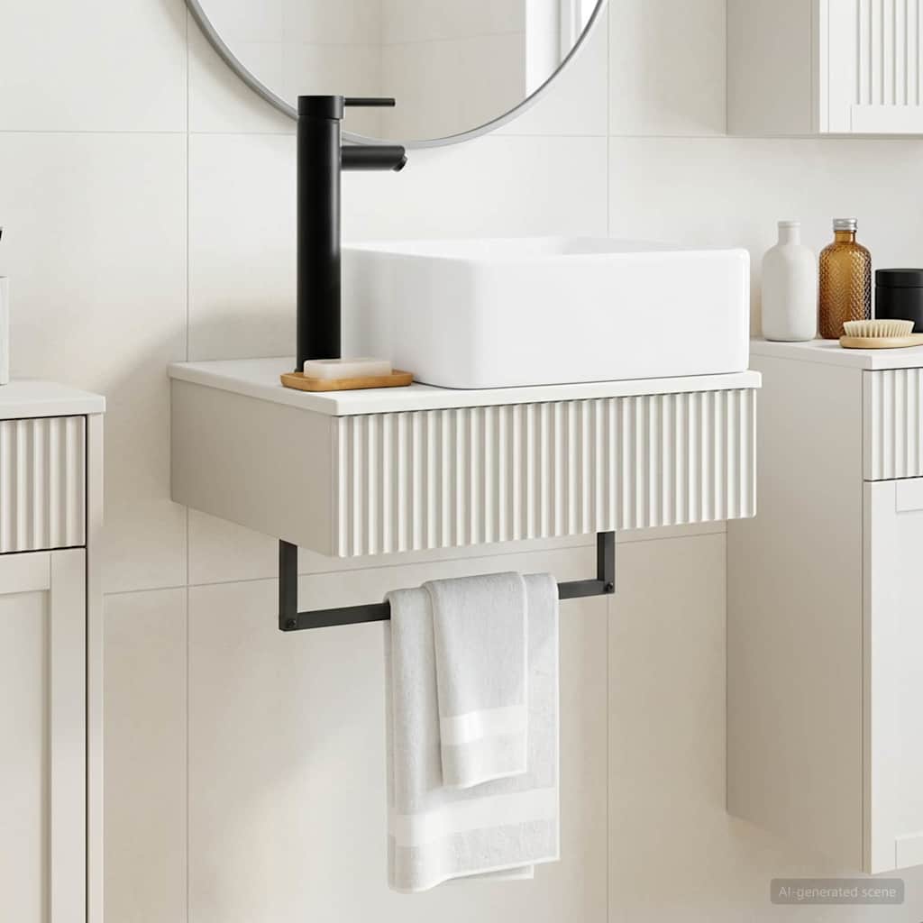 Lavabo da Parete Bianco Lucido 53 x 35 x 39 cm | homemem39