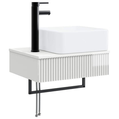Lavabo da Parete Bianco Lucido 53 x 35 x 39 cm | homemem39