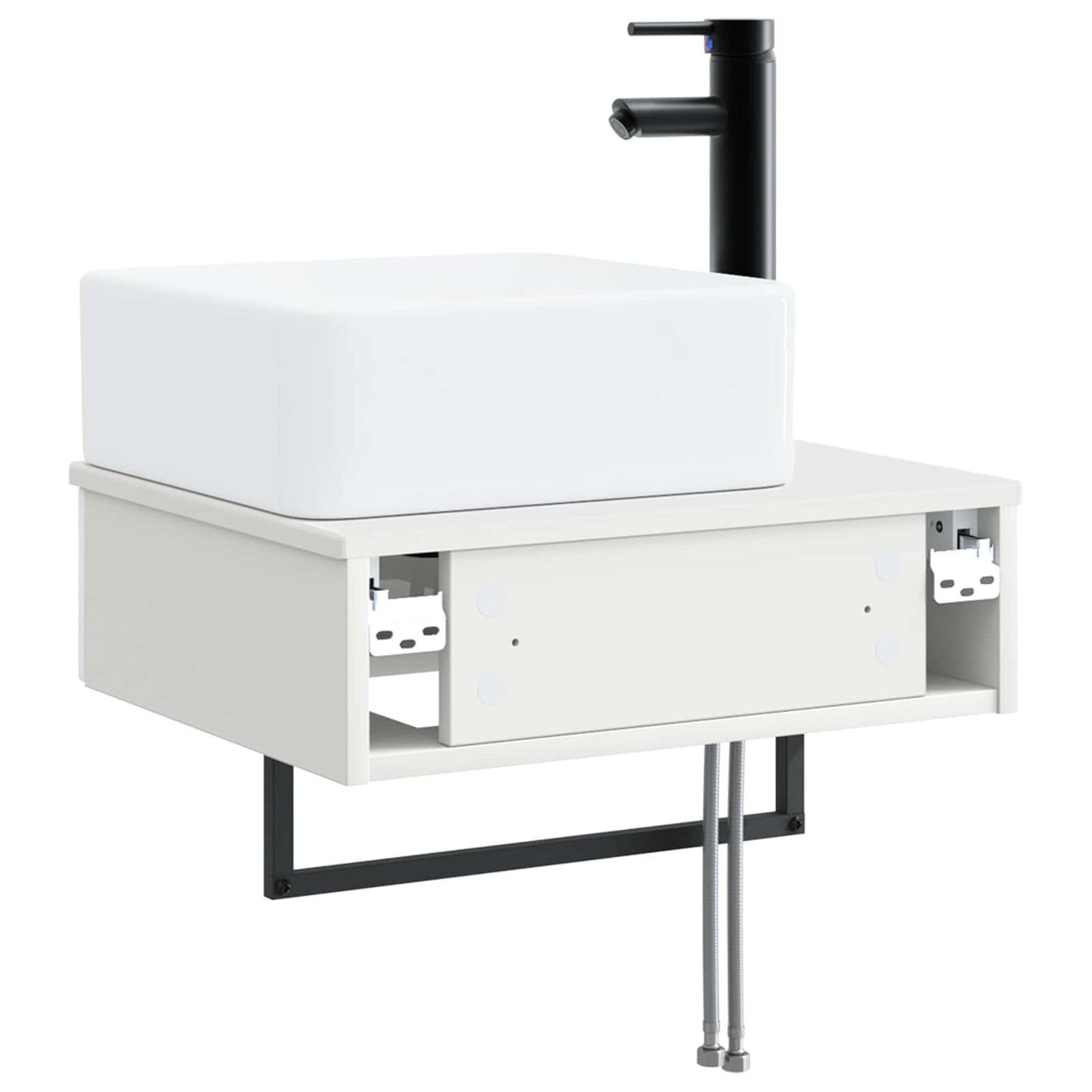 Lavabo da Parete Bianco Lucido 53 x 35 x 39 cm | homemem39