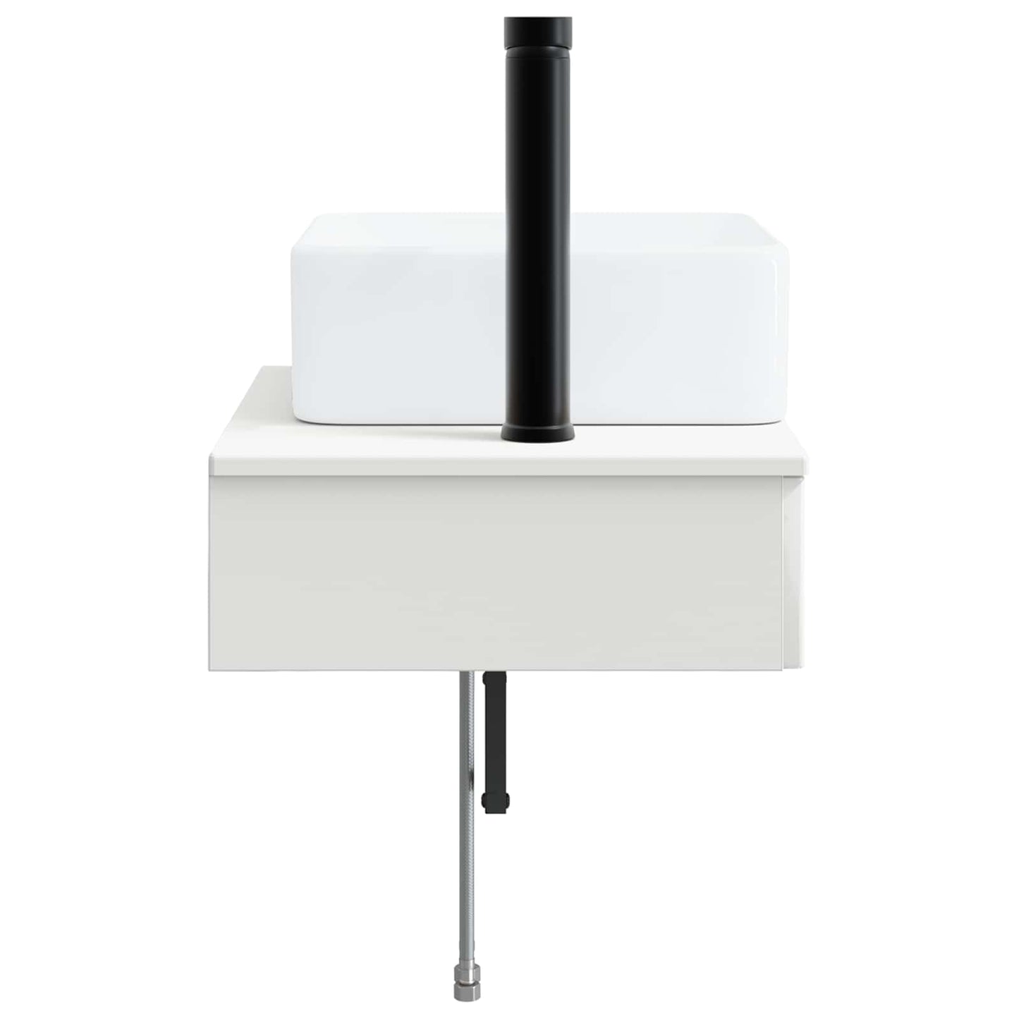 Lavabo da Parete Bianco Lucido 53 x 35 x 39 cm | homemem39