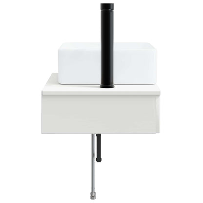 Lavabo da Parete Bianco Lucido 53 x 35 x 39 cm | homemem39
