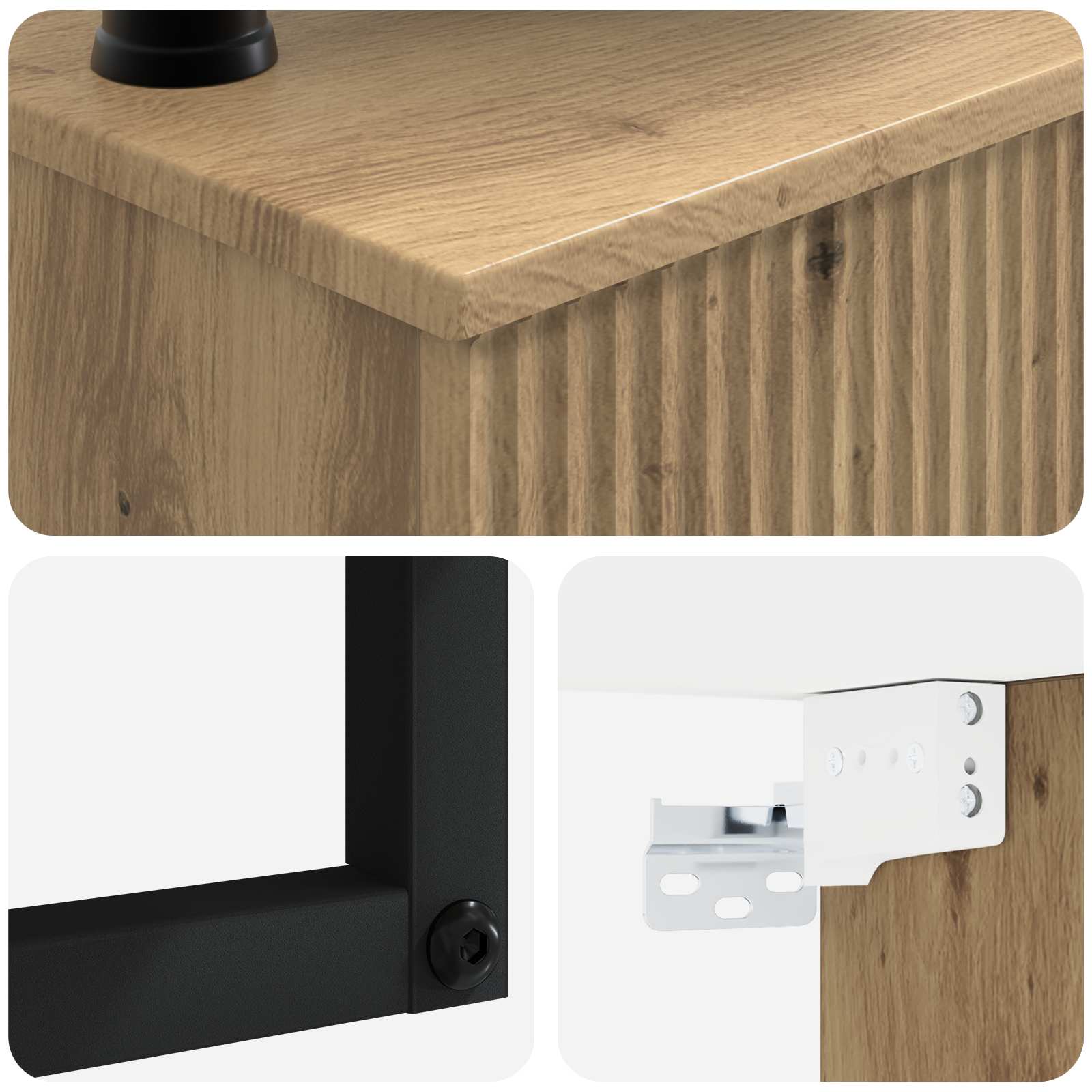 Lavabo da Parete Rovere Artigianale 53 x 35 x 39 cm | homemem39