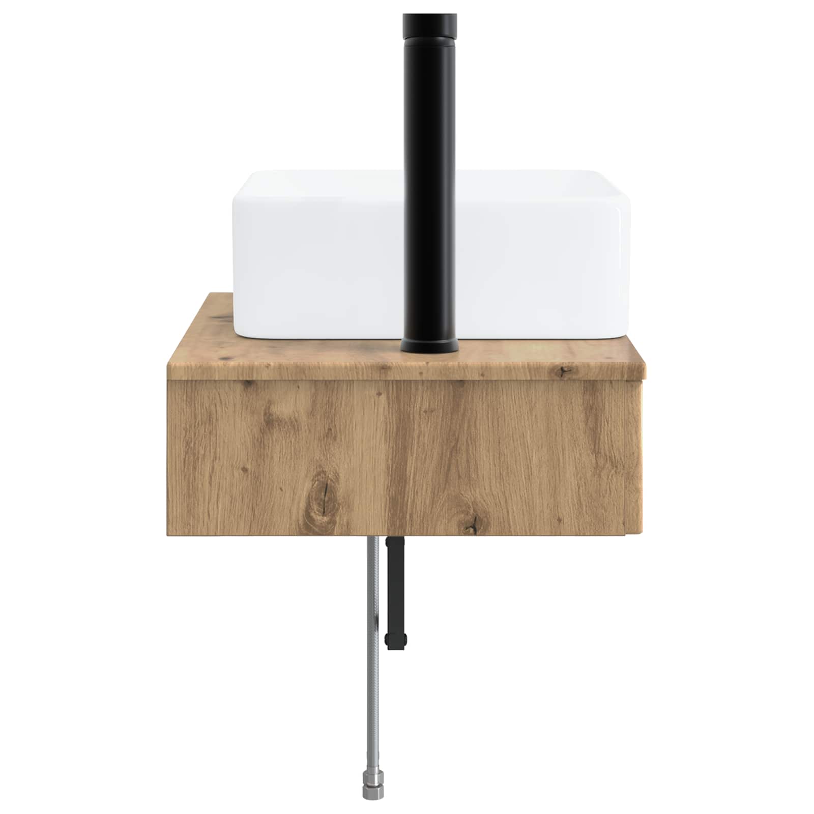 Lavabo da Parete Rovere Artigianale 53 x 35 x 39 cm | homemem39