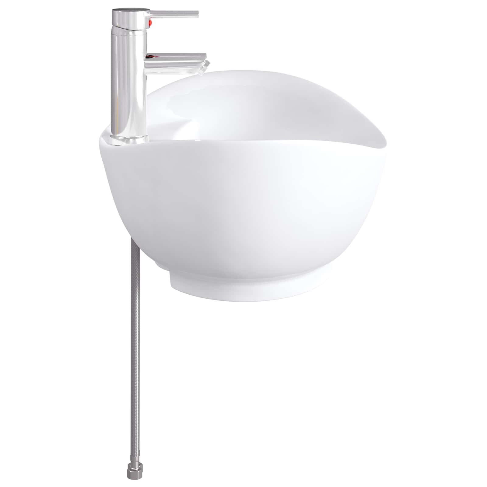 Lavabo da bagno Cromato 59 x 35 x 21 cm Metallo | homemem39
