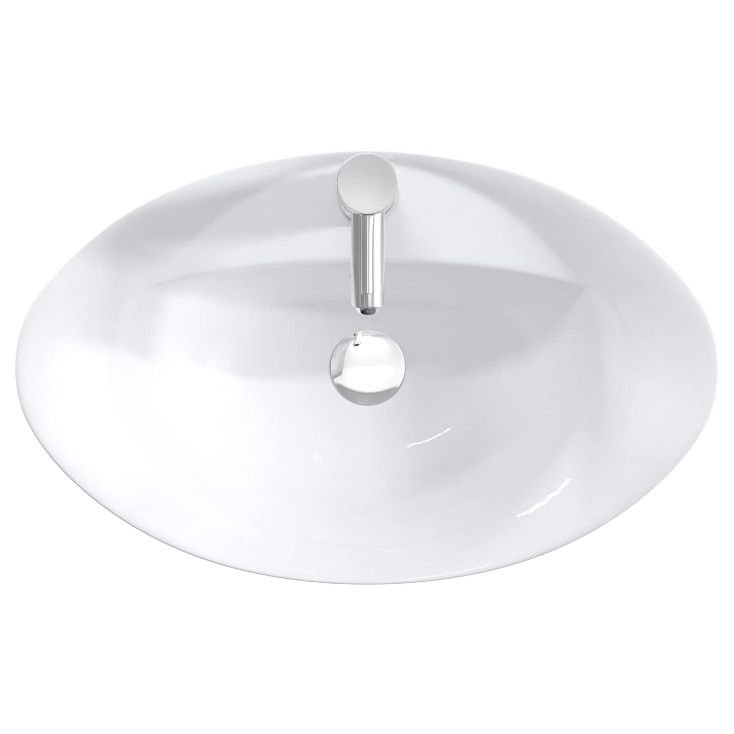 Lavabo da bagno Cromato 59 x 35 x 21 cm Metallo | homemem39