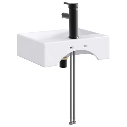 Lavabo da bagno Nero Opaco 39 x 30,5 x 12,5 cm Metallo | homemem39