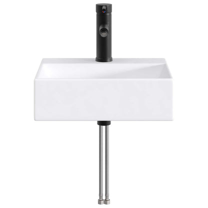 Lavabo da bagno Nero Opaco 39 x 30,5 x 12,5 cm Metallo | homemem39