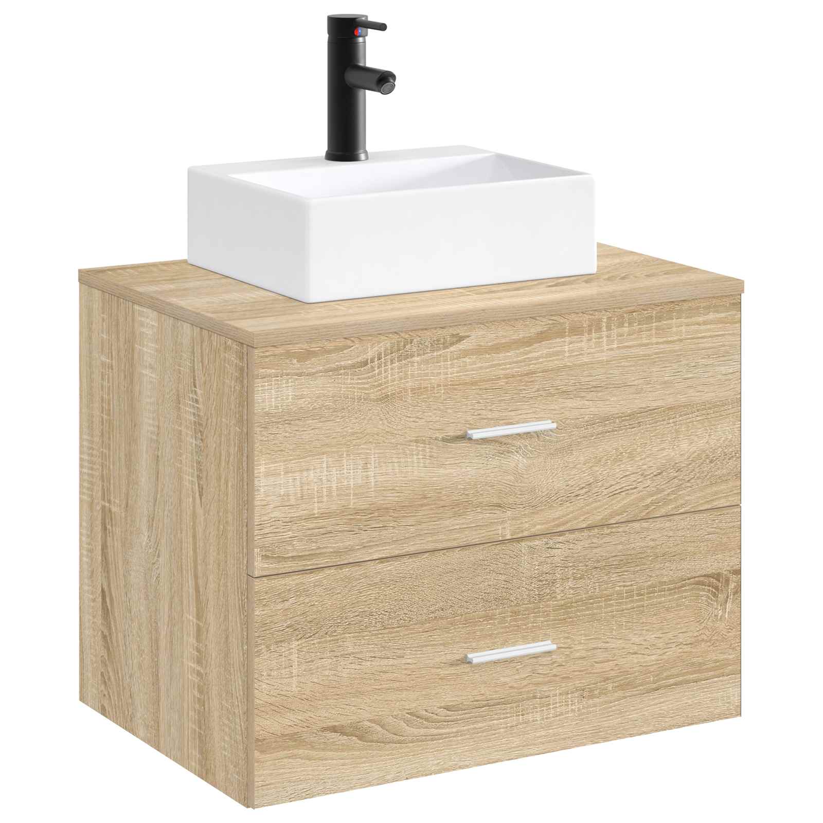 Lavabo da bagno Nero Opaco 39 x 30,5 x 12,5 cm Metallo | homemem39