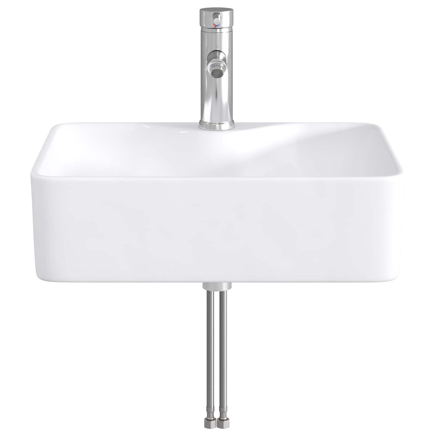 Lavabo da bagno Cromato 48,5 x 37,5 x 13 cm Metallo | homemem39