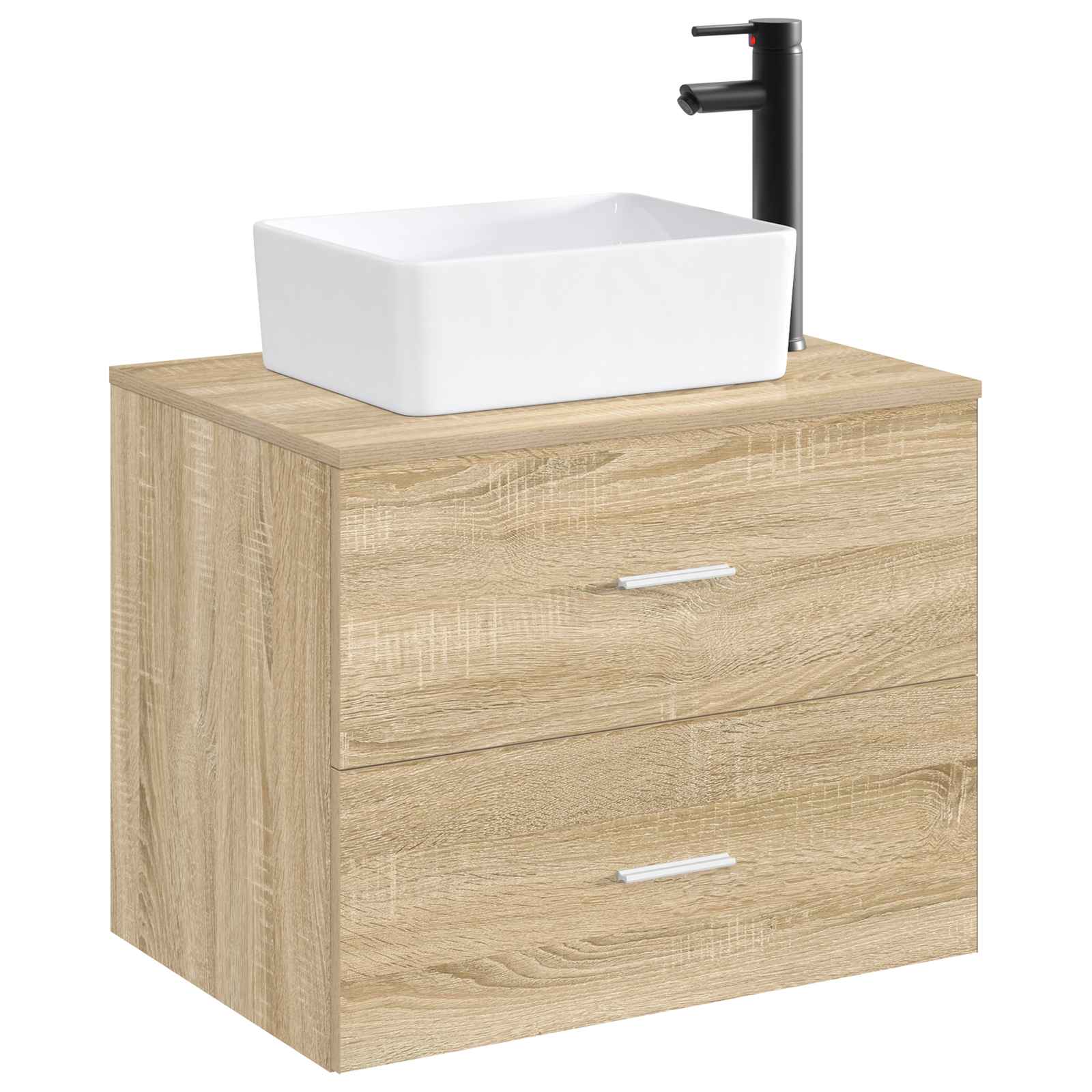 Lavabo da bagno Nero Opaco 40,5 x 30,5 x 13 cm Metallo | homemem39