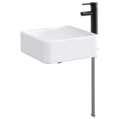 Lavabo da bagno Nero Opaco 36,5 x 36,5 x 13 cm Metallo | homemem39
