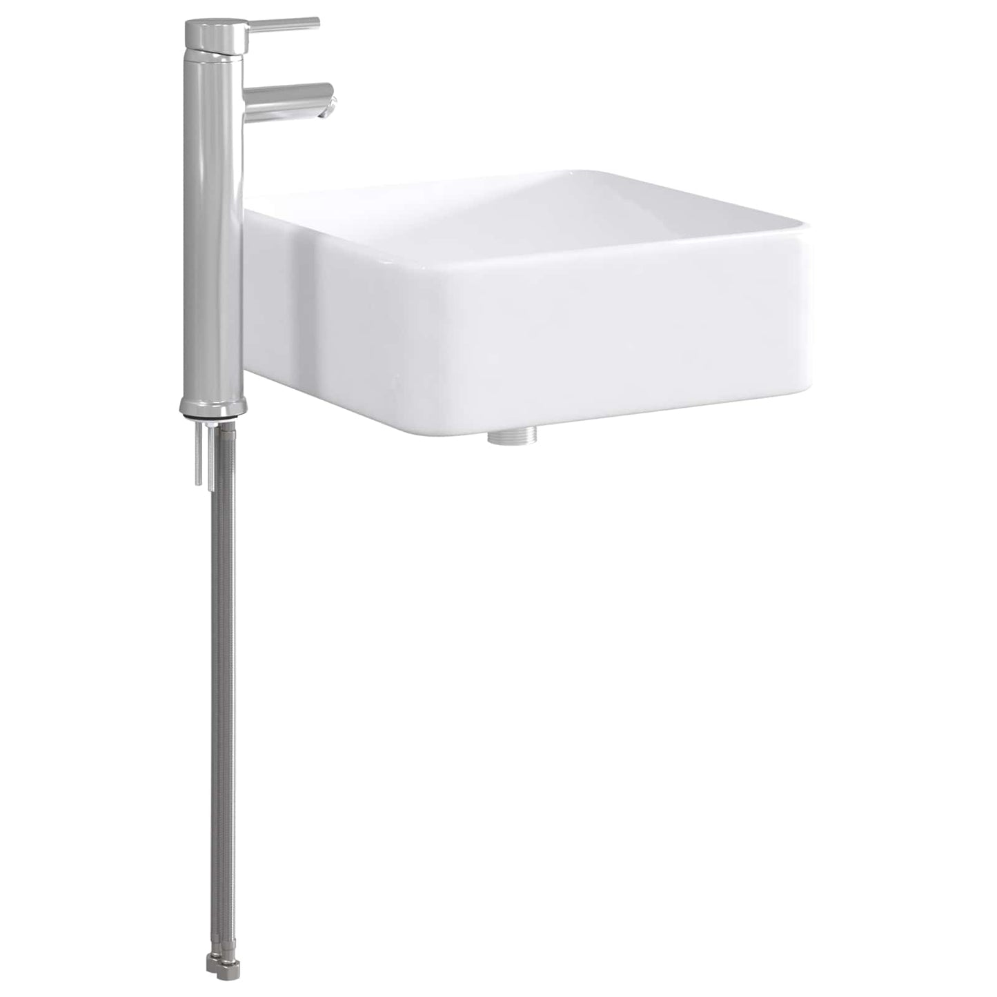 Lavabo da bagno Cromato 49 x 37 x 14 cm Metallo | homemem39