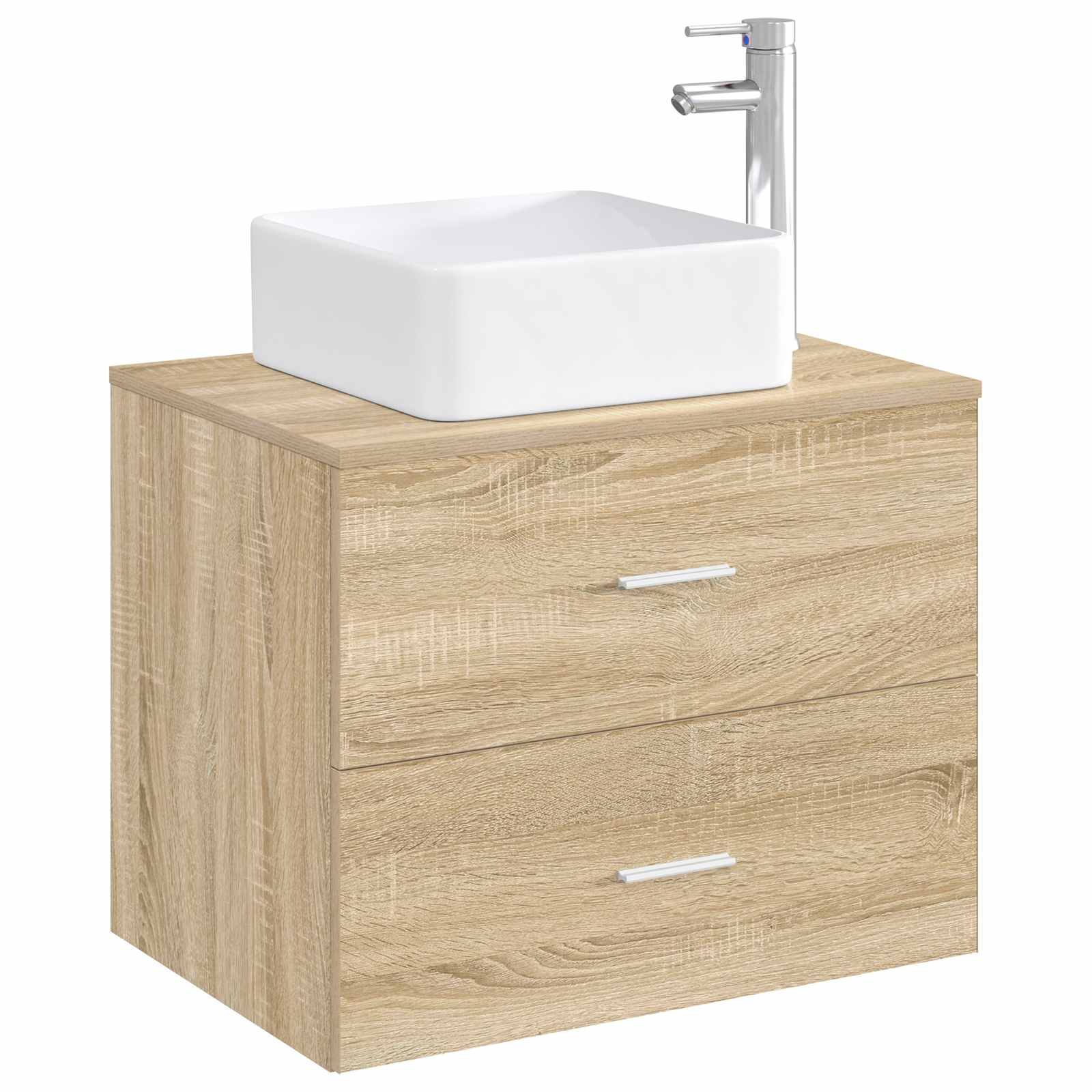 Lavabo da bagno Cromato 49 x 37 x 14 cm Metallo | homemem39