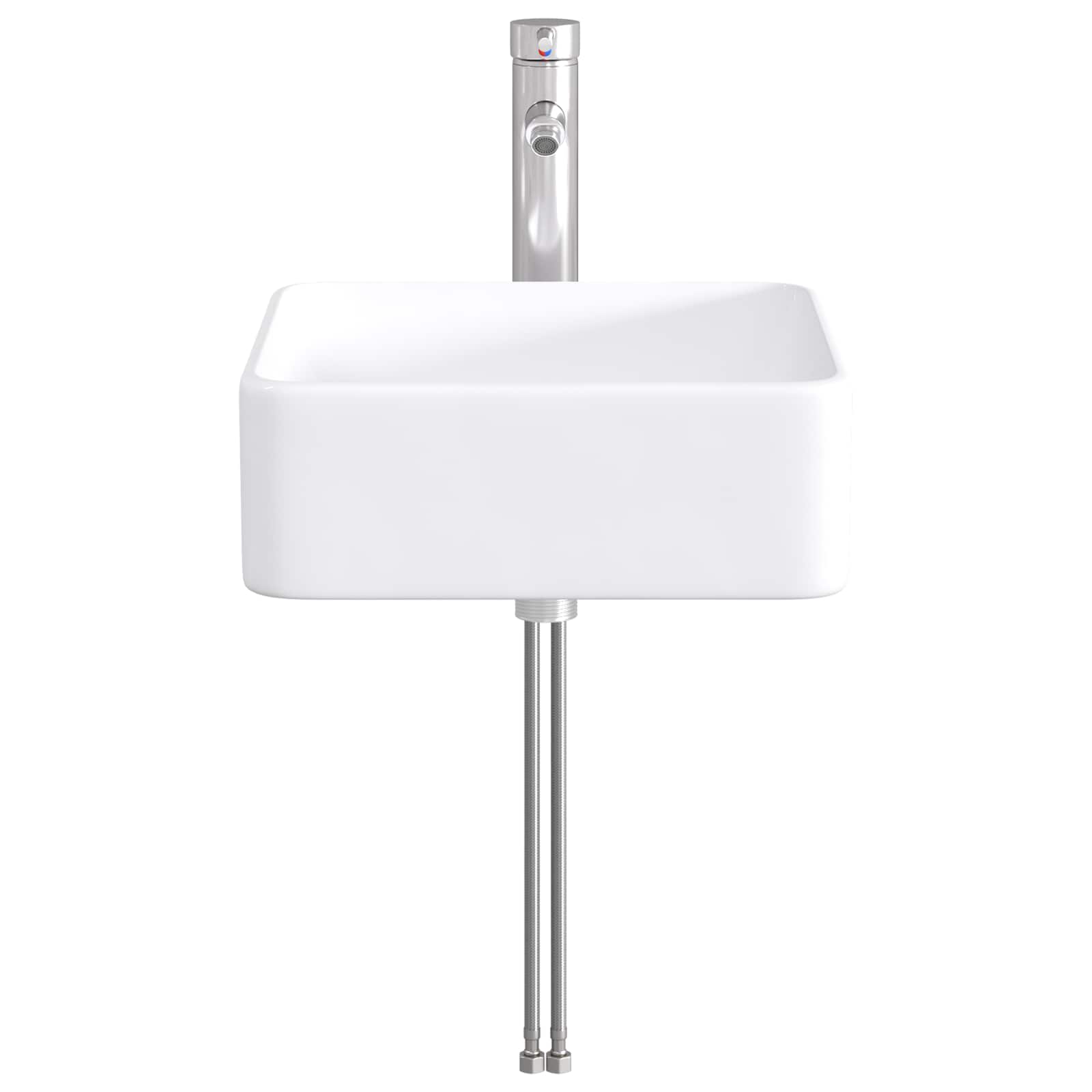 Lavabo da bagno Cromato 49 x 37 x 14 cm Metallo | homemem39