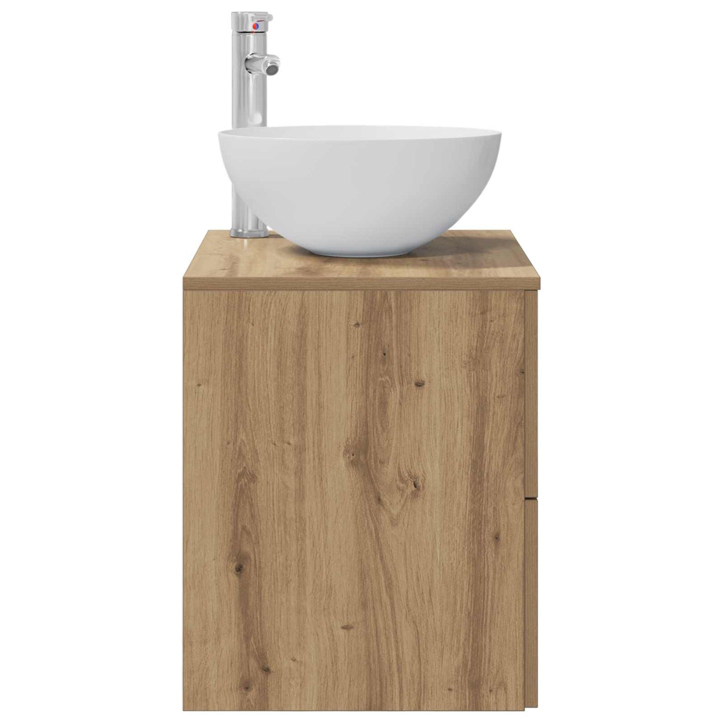 Mobiletto con Lavabo a Parete Rovere Artigianale | homemem39