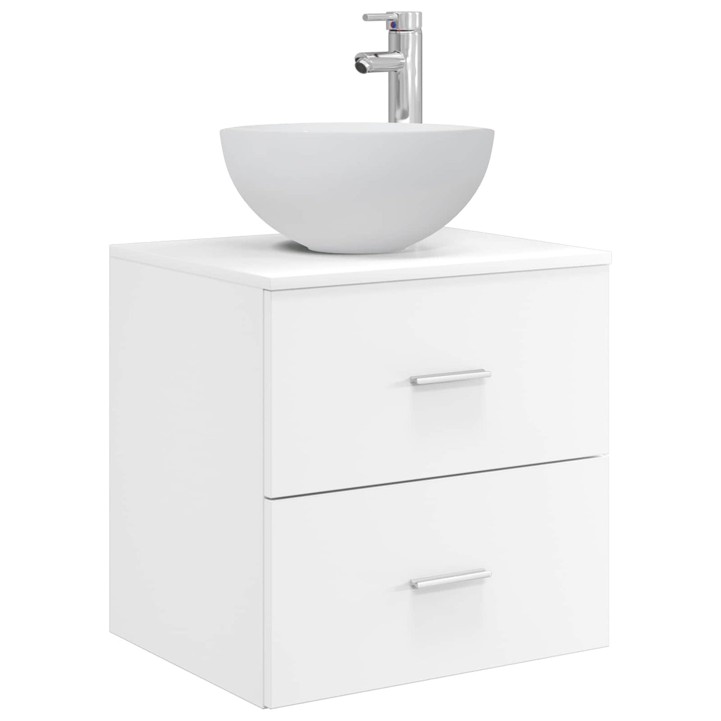 Mobile Lavabo da Parete Bianco 49,5 x 41 x 64,5 cm | homemem39