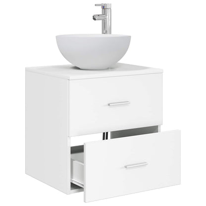Mobile Lavabo da Parete Bianco 49,5 x 41 x 64,5 cm | homemem39