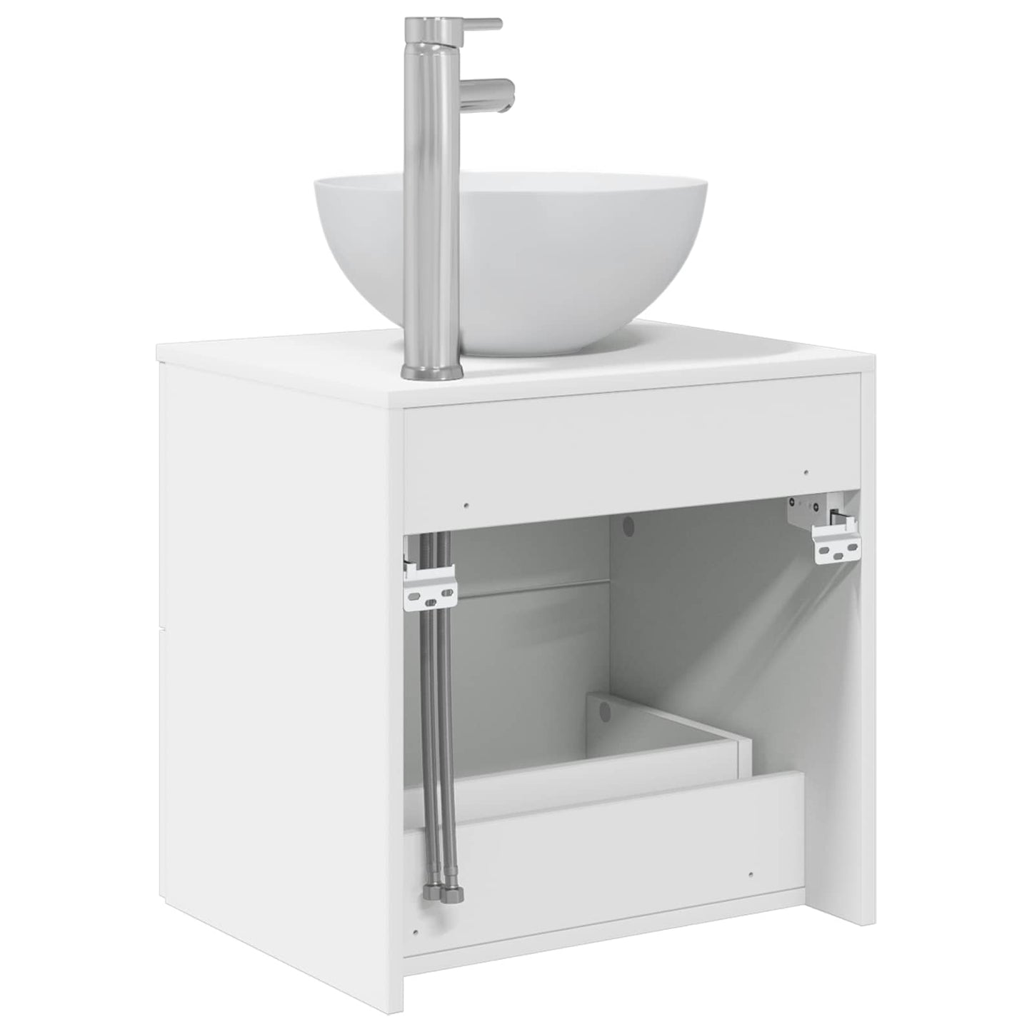 Mobile Lavabo da Parete Bianco 49,5 x 41 x 64,5 cm | homemem39