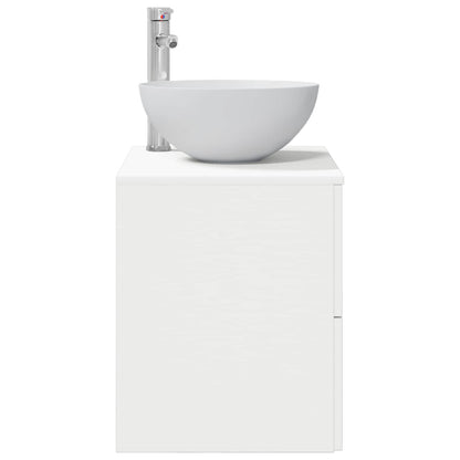 Mobile Lavabo da Parete Bianco 49,5 x 41 x 64,5 cm | homemem39