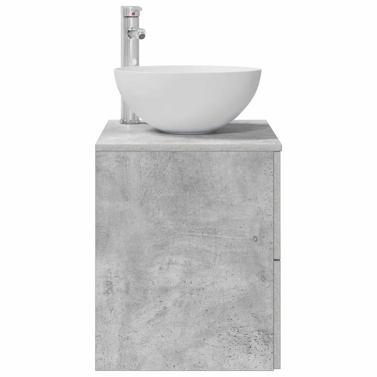 Mobile Lavabo da Parete Grigio Cemento 49,5 x 41 x 64,5 cm | homemem39