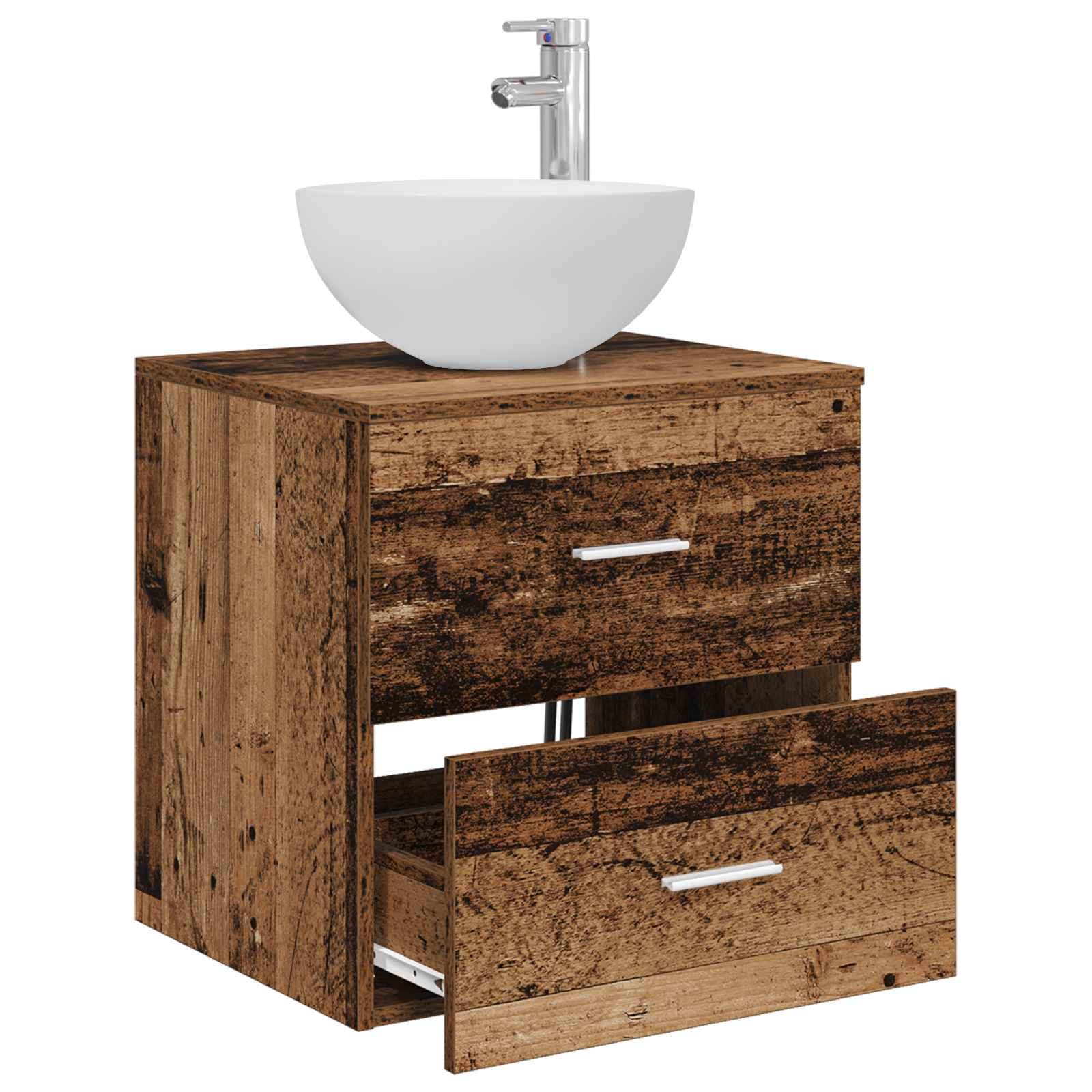 Mobile Lavabo da Parete Legno antico 49,5 x 41 x 64,5 cm | homemem39