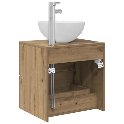 Mobile Lavabo da Parete Rovere Artigianale 49,5 x 41 x 64,5 cm | homemem39