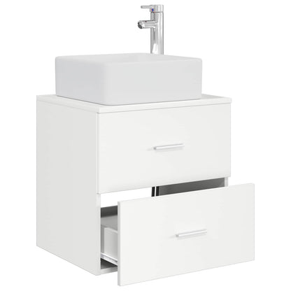 Mobile Lavabo da Parete Bianco 49,5 x 41 x 63 cm | homemem39