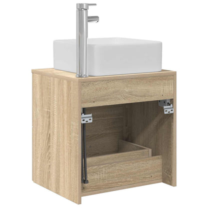 Mobile Lavabo da Parete Rovere Sonoma 49,5 x 41 x 63 cm | homemem39