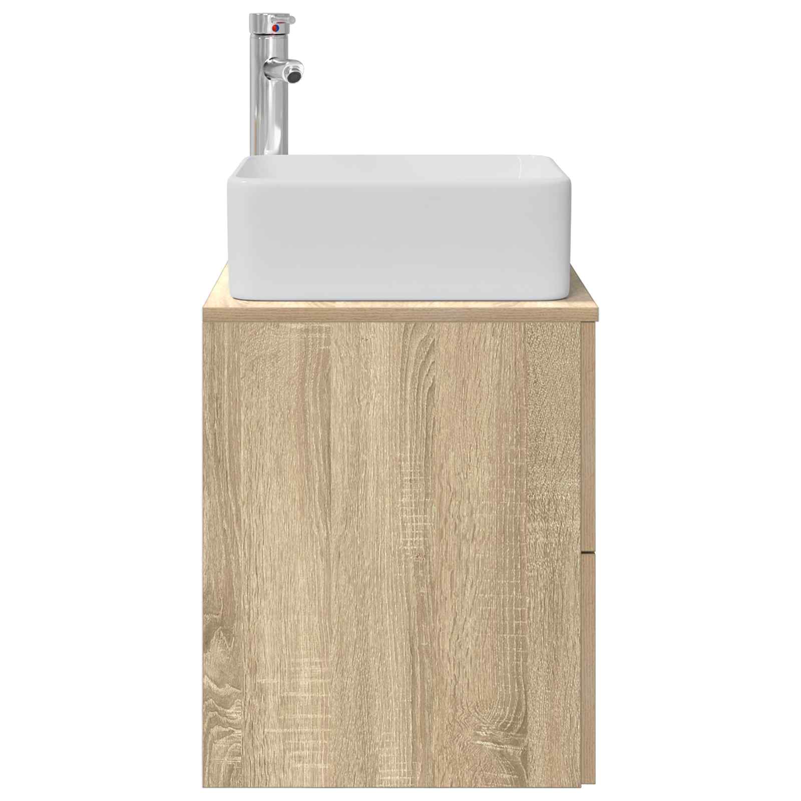 Mobile Lavabo da Parete Rovere Sonoma 49,5 x 41 x 63 cm | homemem39