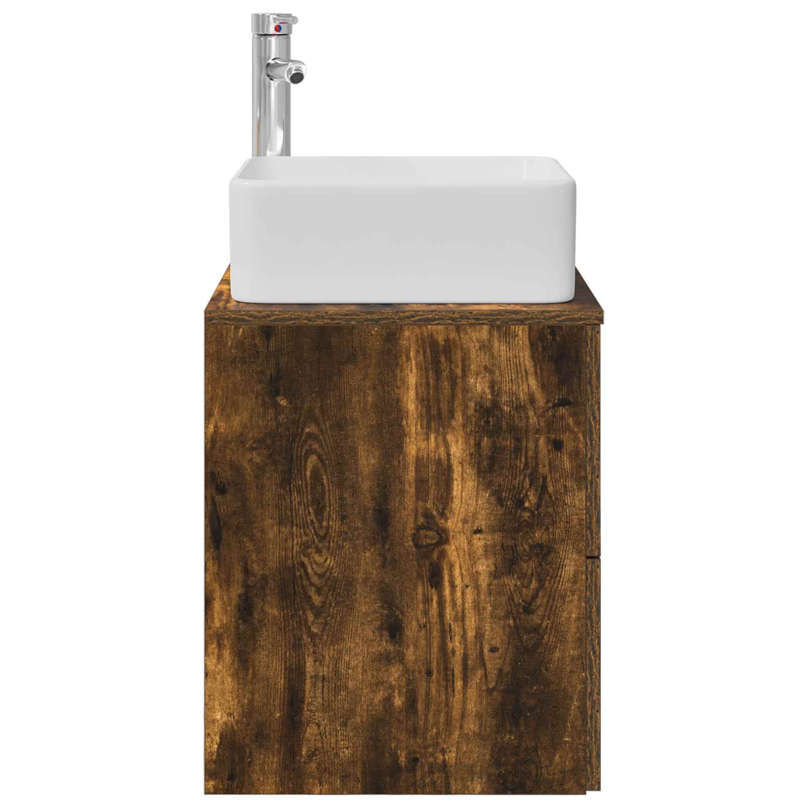Mobile Lavabo da Parete Rovere Fumo 49,5 x 41 x 63 cm | homemem39