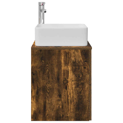 Mobile Lavabo da Parete Rovere Fumo 49,5 x 41 x 63 cm | homemem39