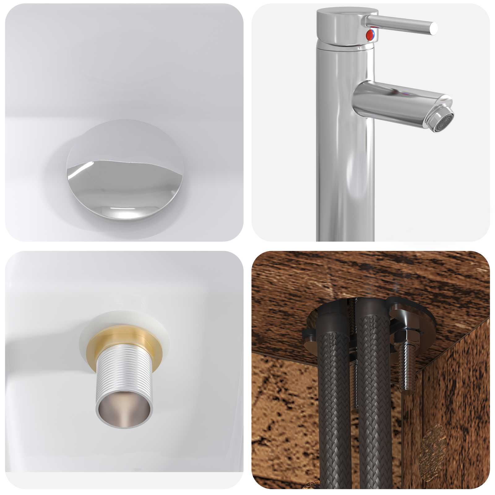 Mobile Lavabo da Parete Legno antico 49,5 x 41 x 63 cm | homemem39