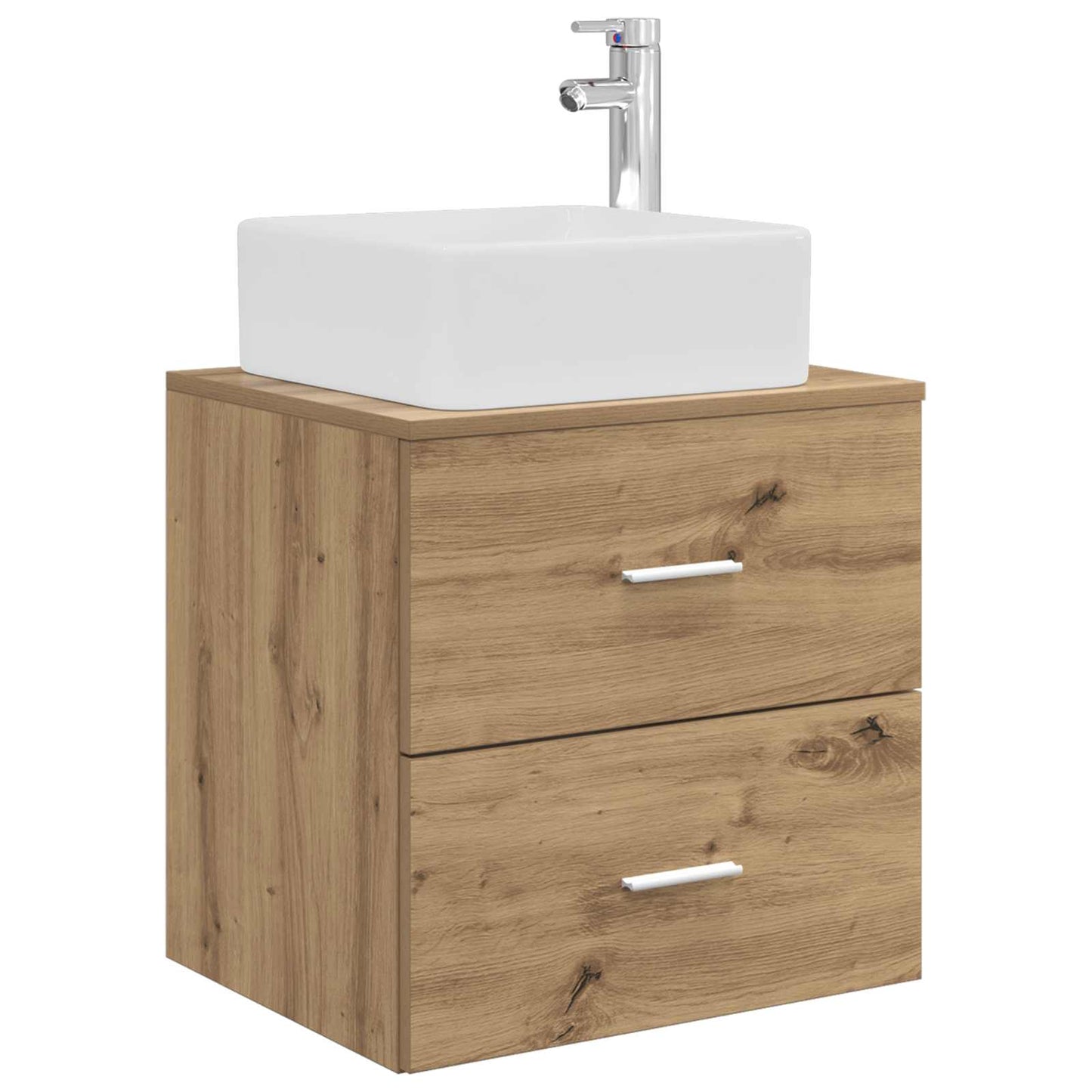 Mobile Lavabo da Parete Rovere Artigianale 49,5 x 41 x 63 cm | homemem39