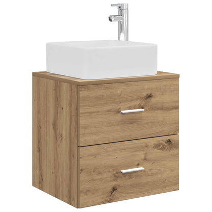Mobile Lavabo da Parete Rovere Artigianale 49,5 x 41 x 63 cm | homemem39