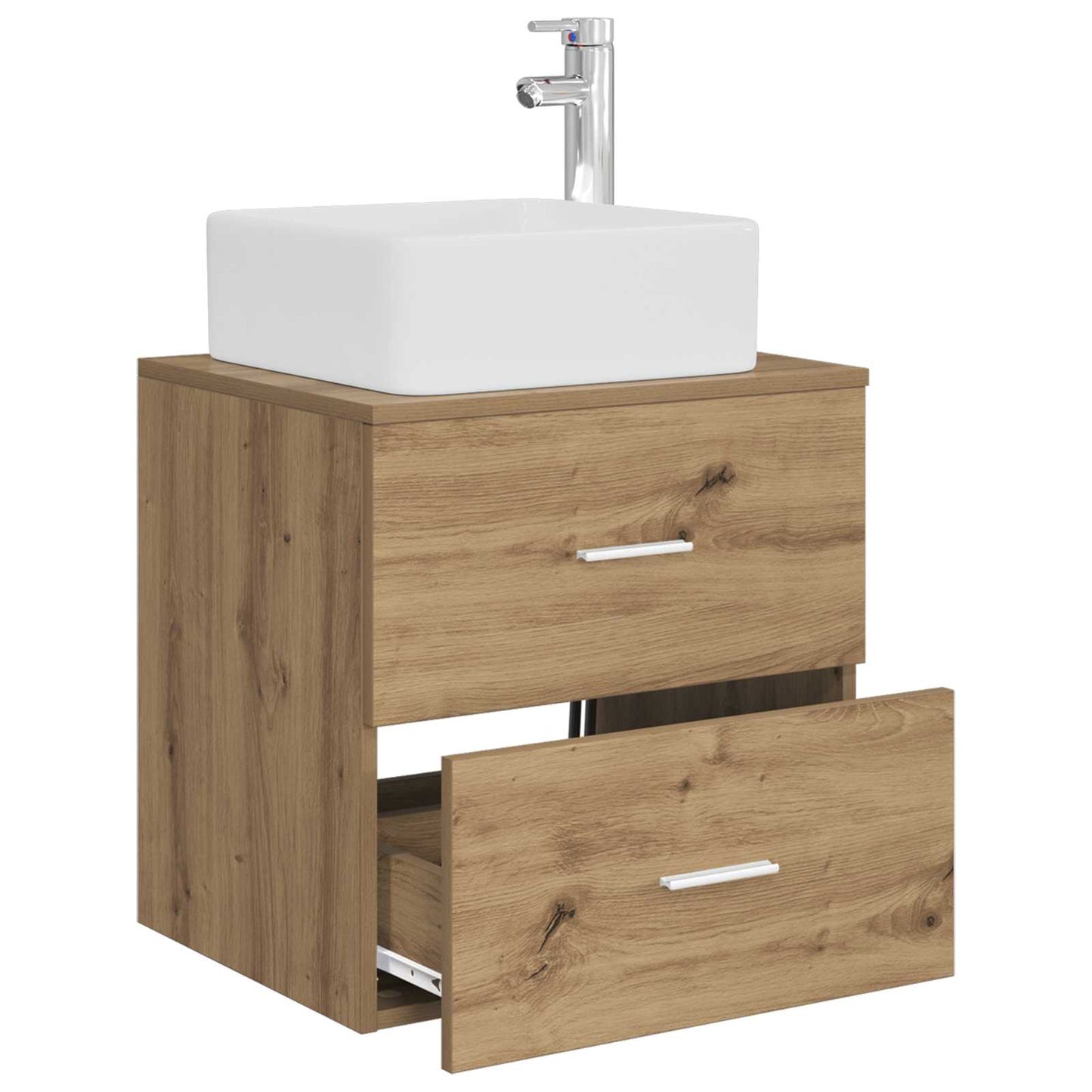 Mobile Lavabo da Parete Rovere Artigianale 49,5 x 41 x 63 cm | homemem39