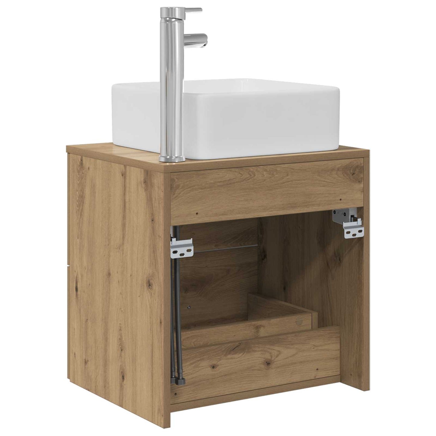 Mobile Lavabo da Parete Rovere Artigianale 49,5 x 41 x 63 cm | homemem39