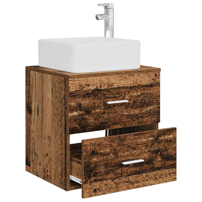 Mobile Lavabo da Parete Legno antico 53 x 34,5 x 63 cm | homemem39