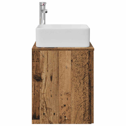Mobile Lavabo da Parete Legno antico 53 x 34,5 x 63 cm | homemem39