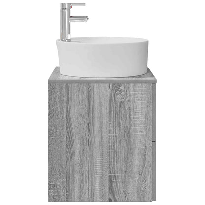 Mobile Lavabo da Parete Sonoma grigio 49,5 x 44,5 x 65 cm | homemem39