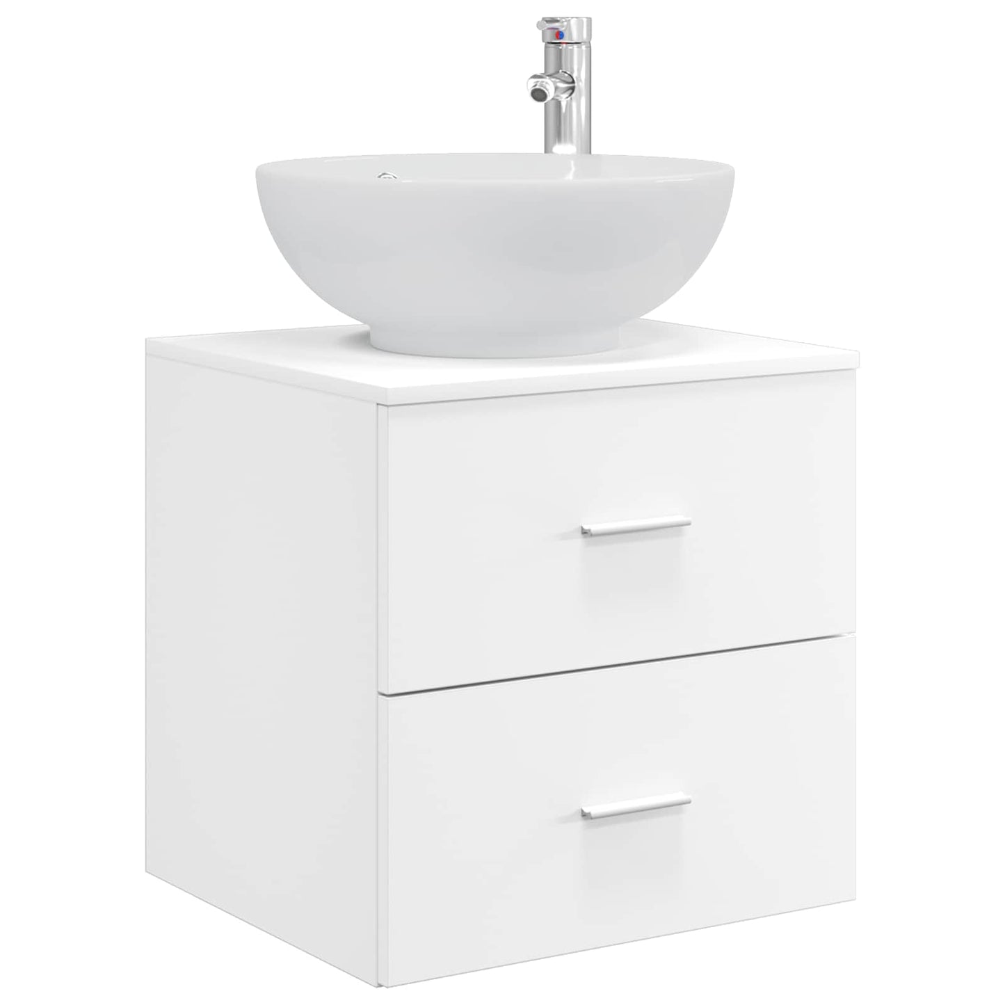Mobile Lavabo da Parete Bianco 49,5 x 44,5 x 66,5 cm | homemem39
