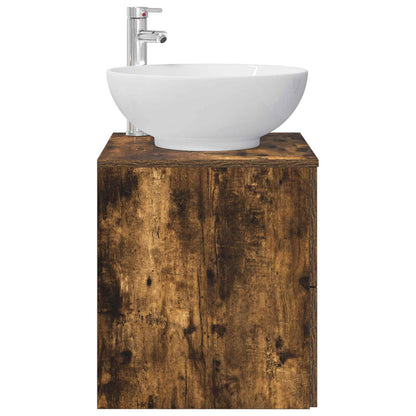 Mobile Lavabo da Parete Rovere Fumo 49,5 x 44,5 x 66,5 cm | homemem39
