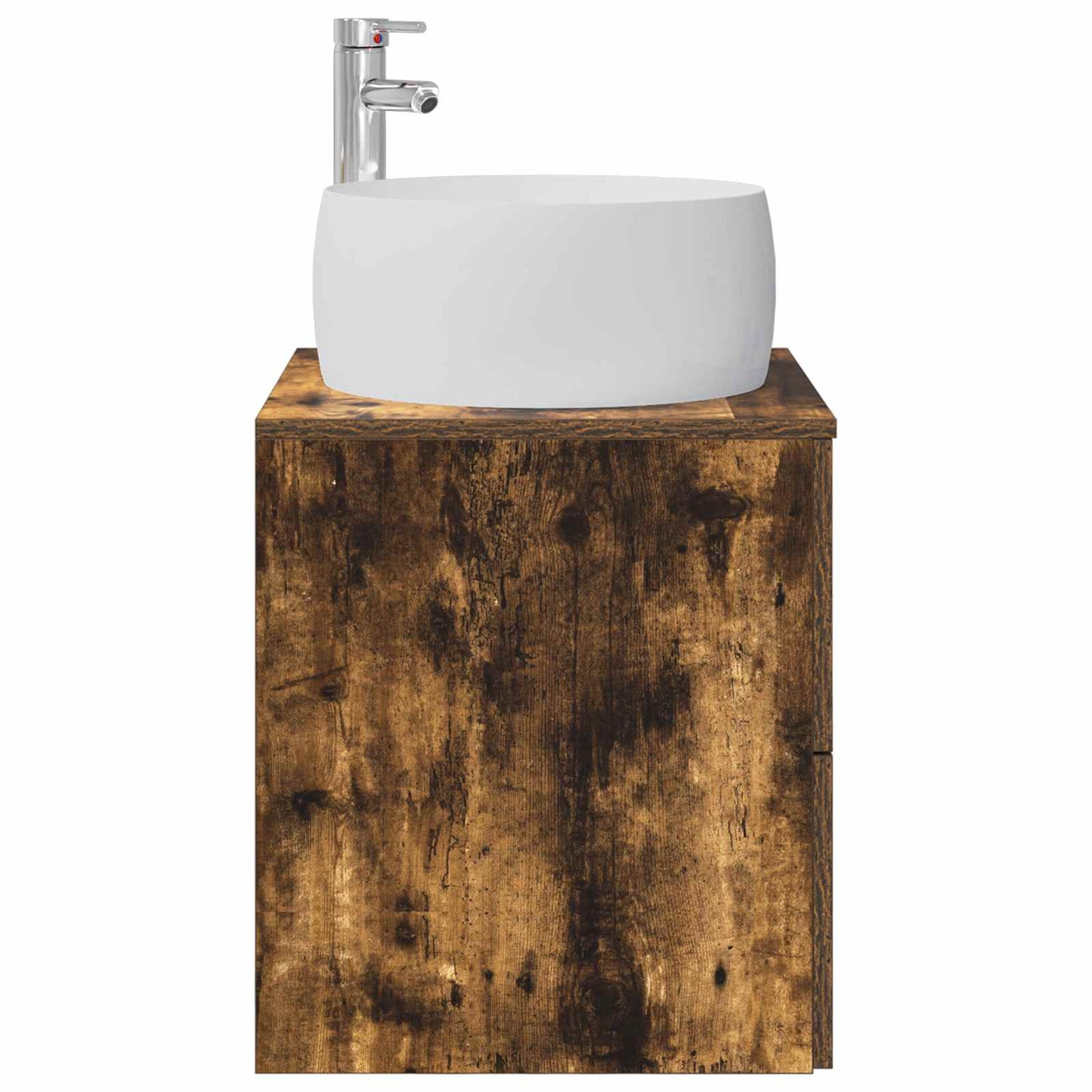 Mobile Lavabo da Parete Rovere Fumo 49,5 x 44,5 x 66 cm | homemem39