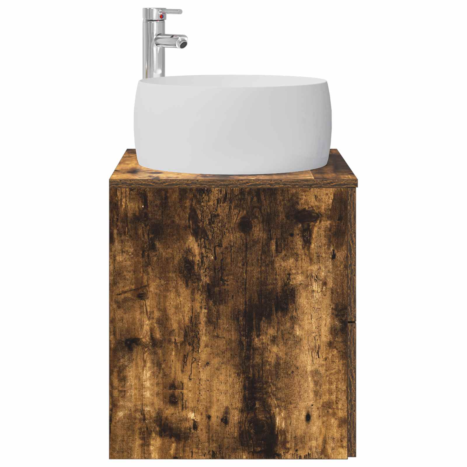 Mobile Lavabo da Parete Rovere Fumo 49,5 x 44,5 x 66 cm | homemem39